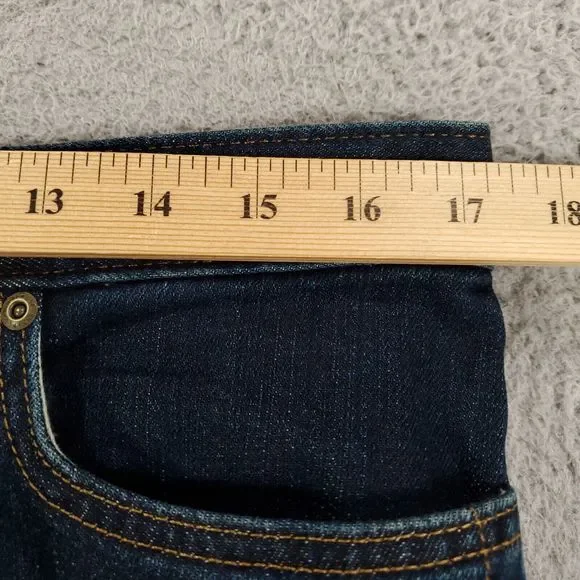 New Carhartt Jeans Womens 12 Rugged Flex Loose Fit Dark Blue 34x31 Denim BD2731 - Picture 5 of 15